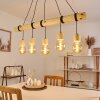 Canedo Pendant Light brown, 5-light sources