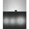 Fabas Luce Arabella Pendant Light LED black, 4-light sources