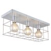 Globo MERRIL Ceiling Light galvanized, 3-light sources