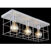 Globo MERRIL Ceiling Light galvanized, 3-light sources