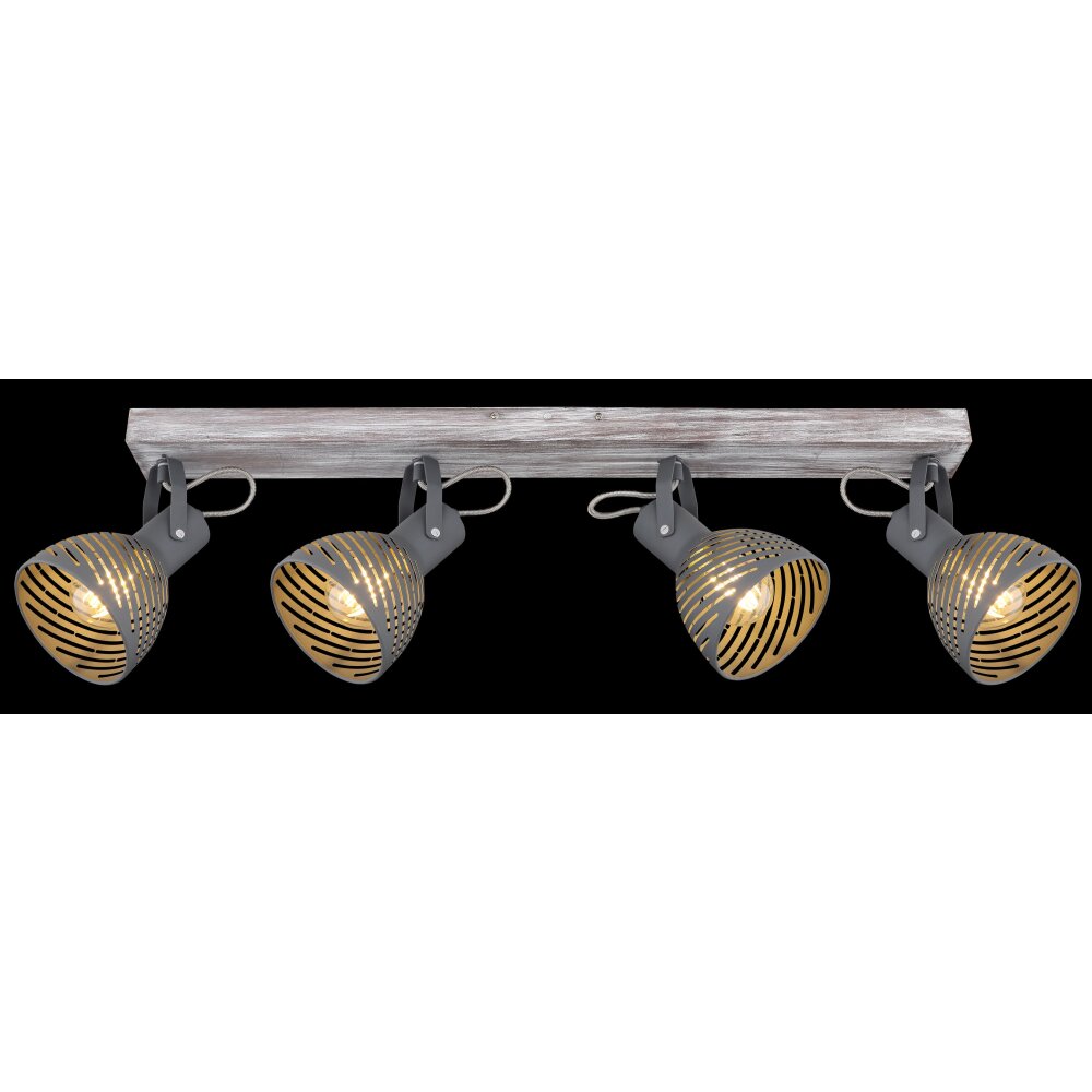 Globo MORI Ceiling Light brown, white, 4-light sources