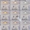 LOFTHEIM Ceiling Light LED chrome, matt nickel, 1-light source