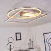 LOFTHEIM Ceiling Light LED chrome, matt nickel, 1-light source