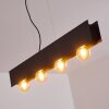 Fria Pendant Light black, 4-light sources