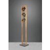 Trio-Leuchten BELL Floor Lamp dark brown, matt nickel, 3-light sources