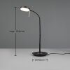 Trio-Leuchten MONZA Table lamp LED black, 1-light source