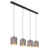 Globo CINDY Pendant Light black, 4-light sources