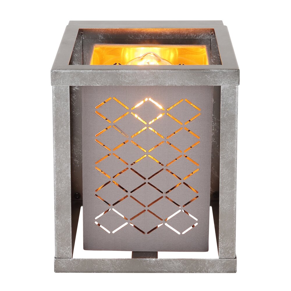 Globo THOMAS Wall Light Oxidised Silver, 1-light source