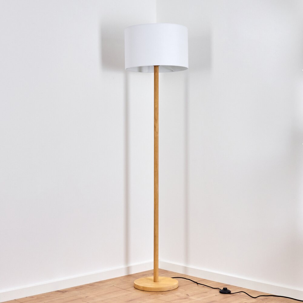 Habitat pole oak on sale floor lamp