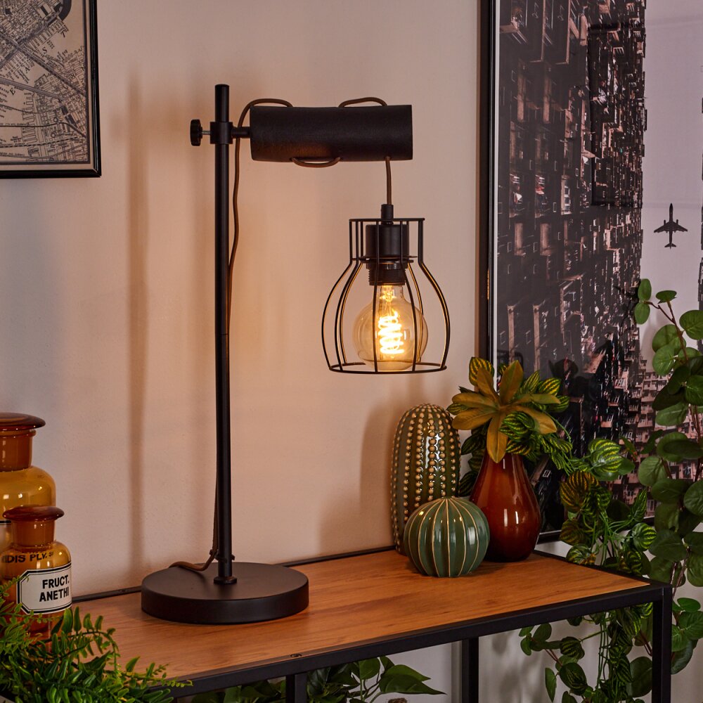 GONDO Table lamp brown, black, 1-light source