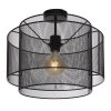 Globo AUGUSTIN Ceiling Light black, 1-light source