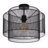 Globo AUGUSTIN Ceiling Light black, 1-light source