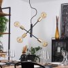 GRYON Pendant Light brass, black, 4-light sources