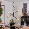 GRYON Pendant Light brass, black, 4-light sources