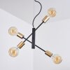 GRYON Pendant Light brass, black, 4-light sources