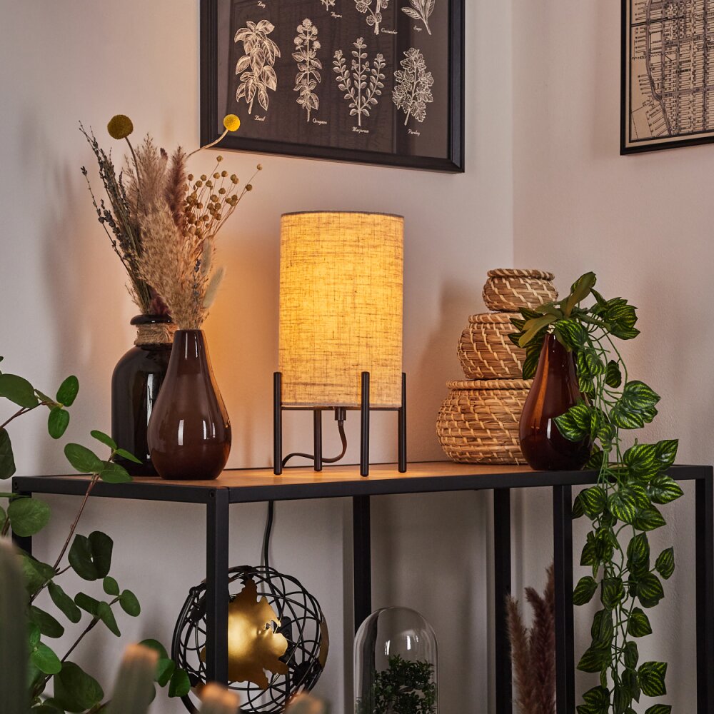 BARANQUE Table lamp black, 1-light source