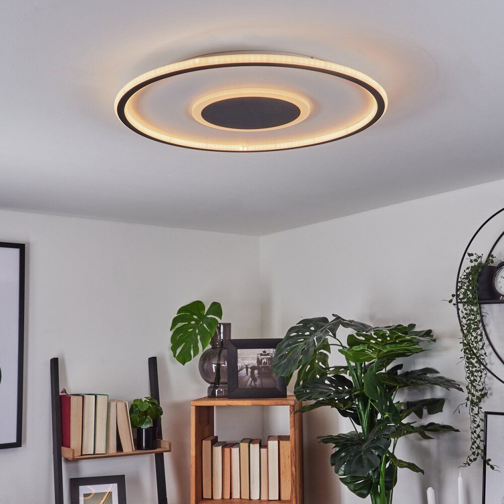 KOLO Ceiling Light LED anthracite, white, 1-light source, Remote control