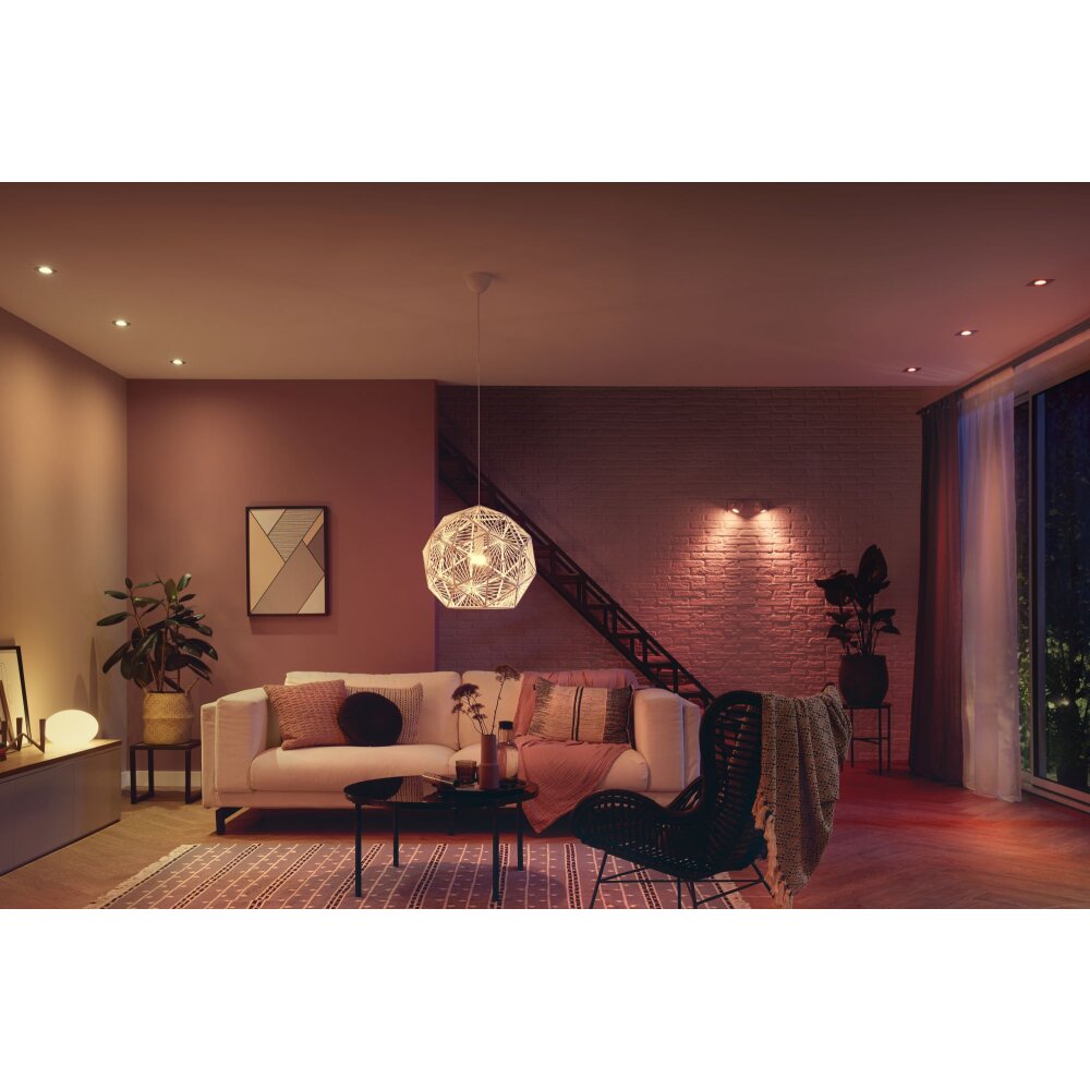 Philips Hue WHITE & COLOR AMBIANCE LED GU10 4,3 Watt 2000 - 6500 Kelvin 230  Lumen