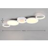 Trio-Leuchten SALSA Ceiling Light LED white, 1-light source