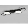 Trio-Leuchten SALSA Ceiling Light LED black, 1-light source