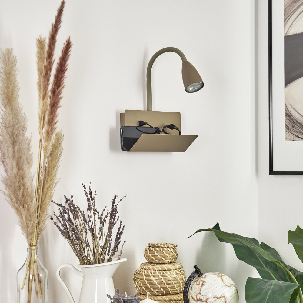 SARNEN Wall Light Khaki, 1-light source