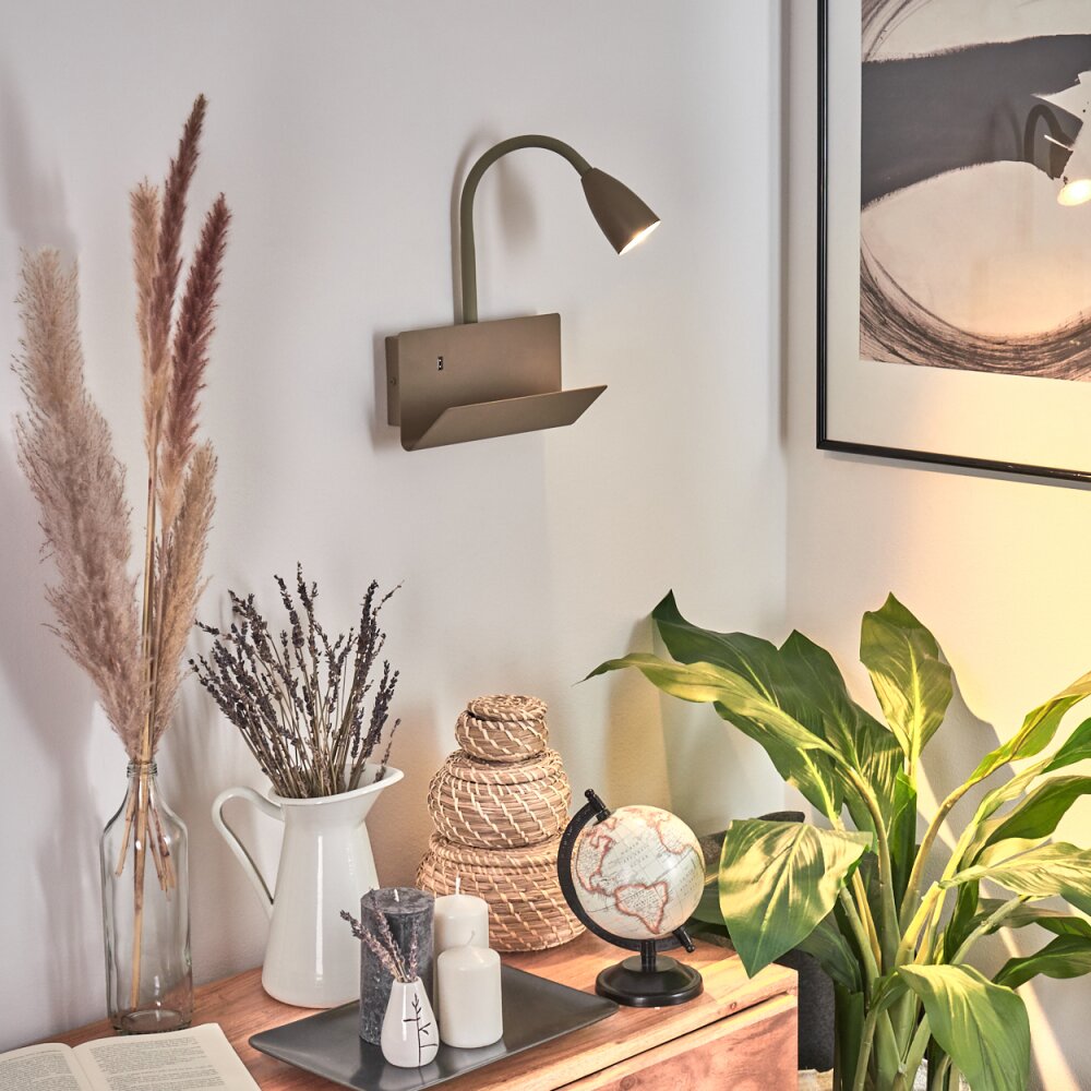 SARNEN Wall Light Khaki, 1-light source