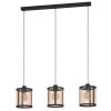 Eglo-Leuchten DELLOW Pendant Light black, 3-light sources