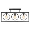 Globo MARKUS Ceiling Light black, 3-light sources