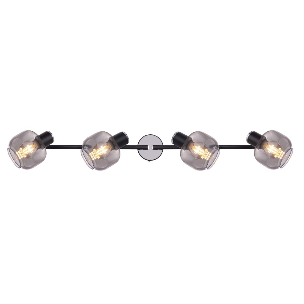 Globo ORNELA Ceiling Light black, 4-light sources