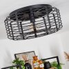 SOOKE Ceiling Light black, 1-light source