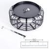 SOOKE Ceiling Light black, 1-light source