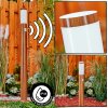 GABORONE path light brown, Wood like finish, 1-light source, Motion sensor