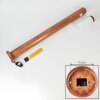 GABORONE path light brown, Wood like finish, 1-light source, Motion sensor