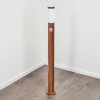 GABORONE path light brown, Wood like finish, 1-light source, Motion sensor