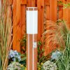 GABORONE path light brown, Wood like finish, 1-light source, Motion sensor