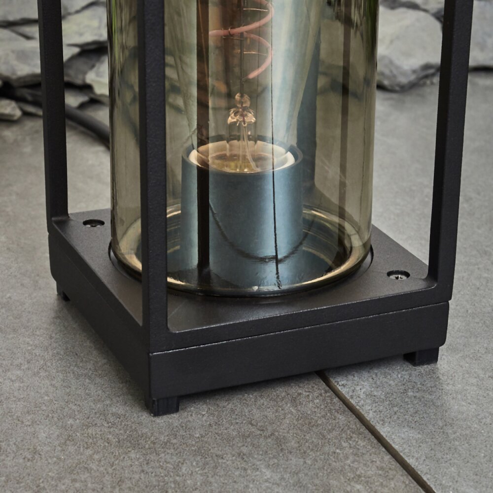PALANGA outdoor floor lamp black, 1-light source
