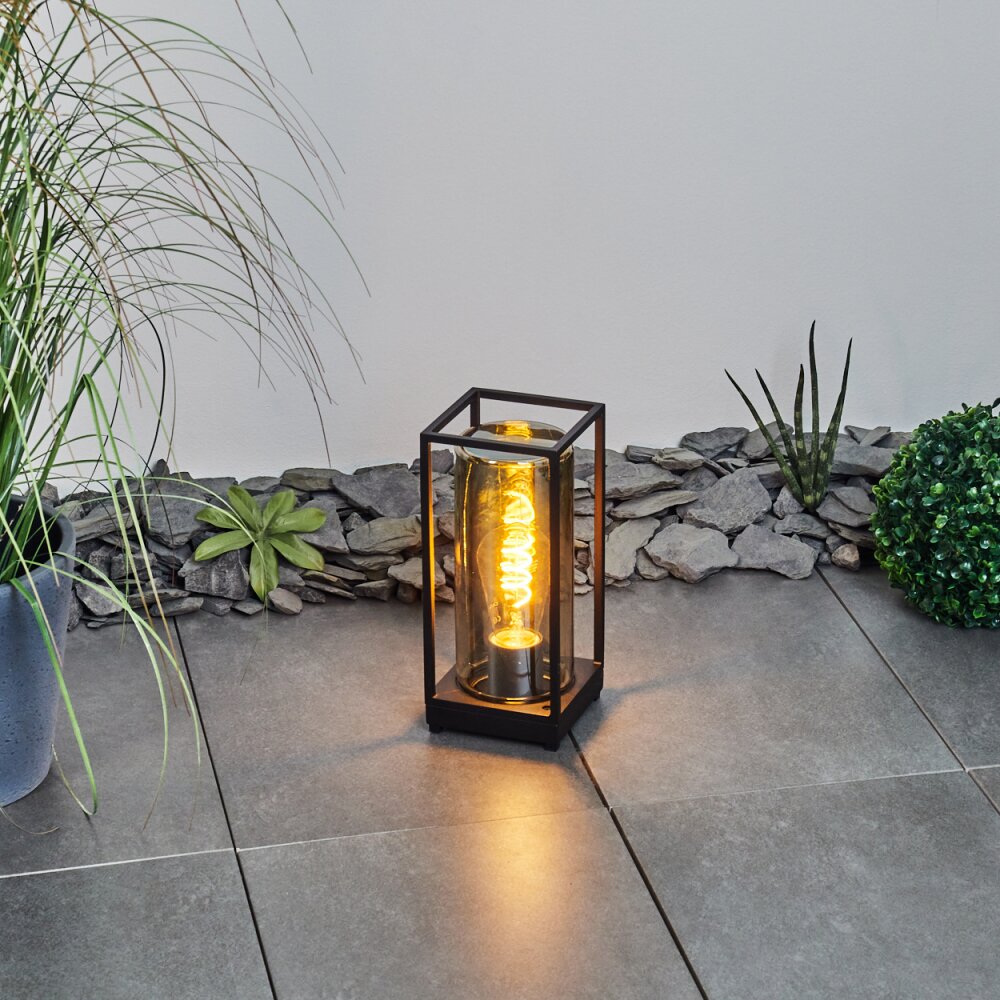 PALANGA outdoor floor lamp black, 1-light source