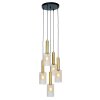 Lucide CORALIE Pendant Light brass, 5-light sources