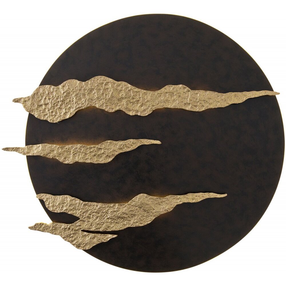 Holländer FIRMAMENTO wall light LED brown, gold, black, 1-light source