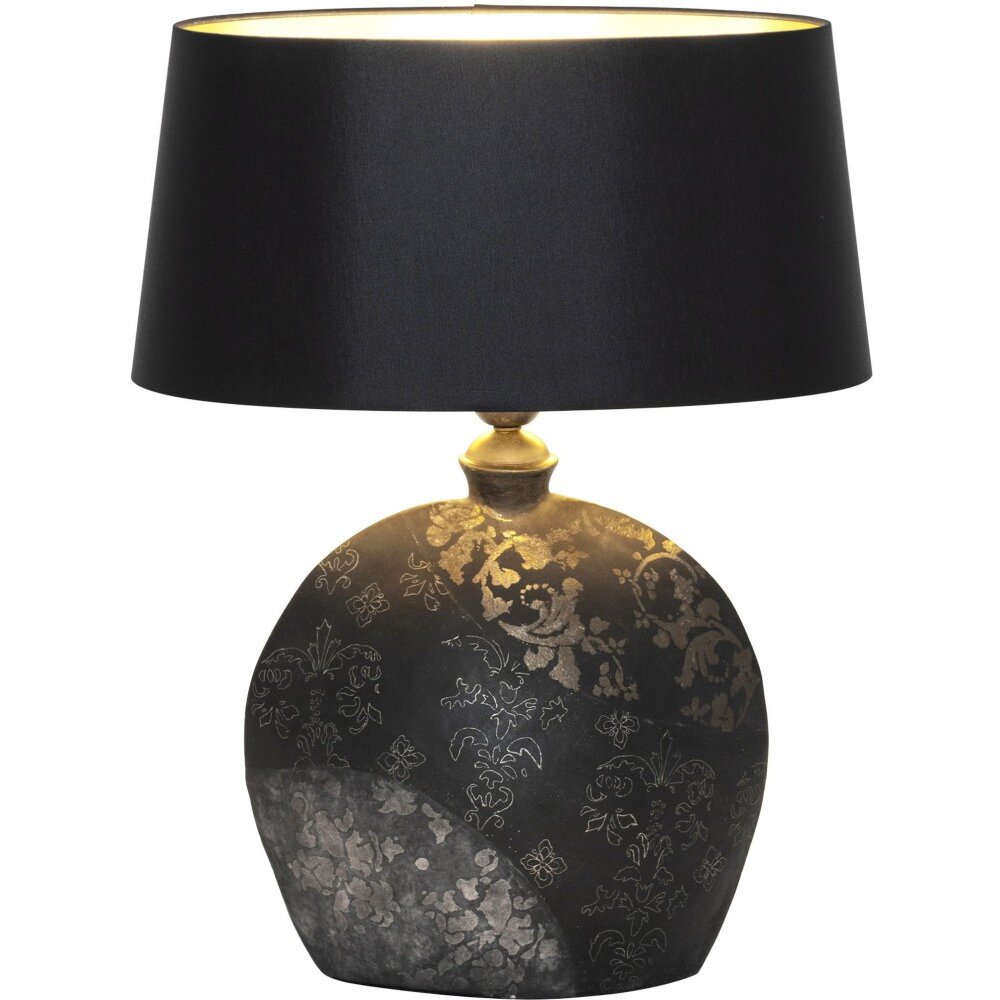 Holländer MARY table lamp gold, black, silver, 1-light source