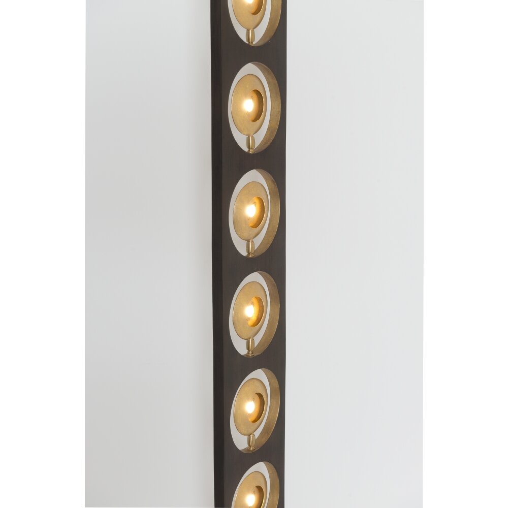 Holländer TENACIA Floor Lamp LED brown, gold, 6-light sources