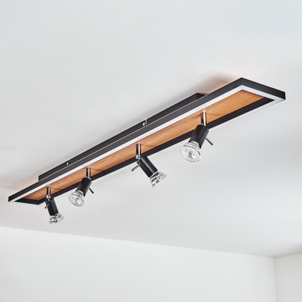 DEADWOOD Ceiling Light LED black, white, 5-light sources