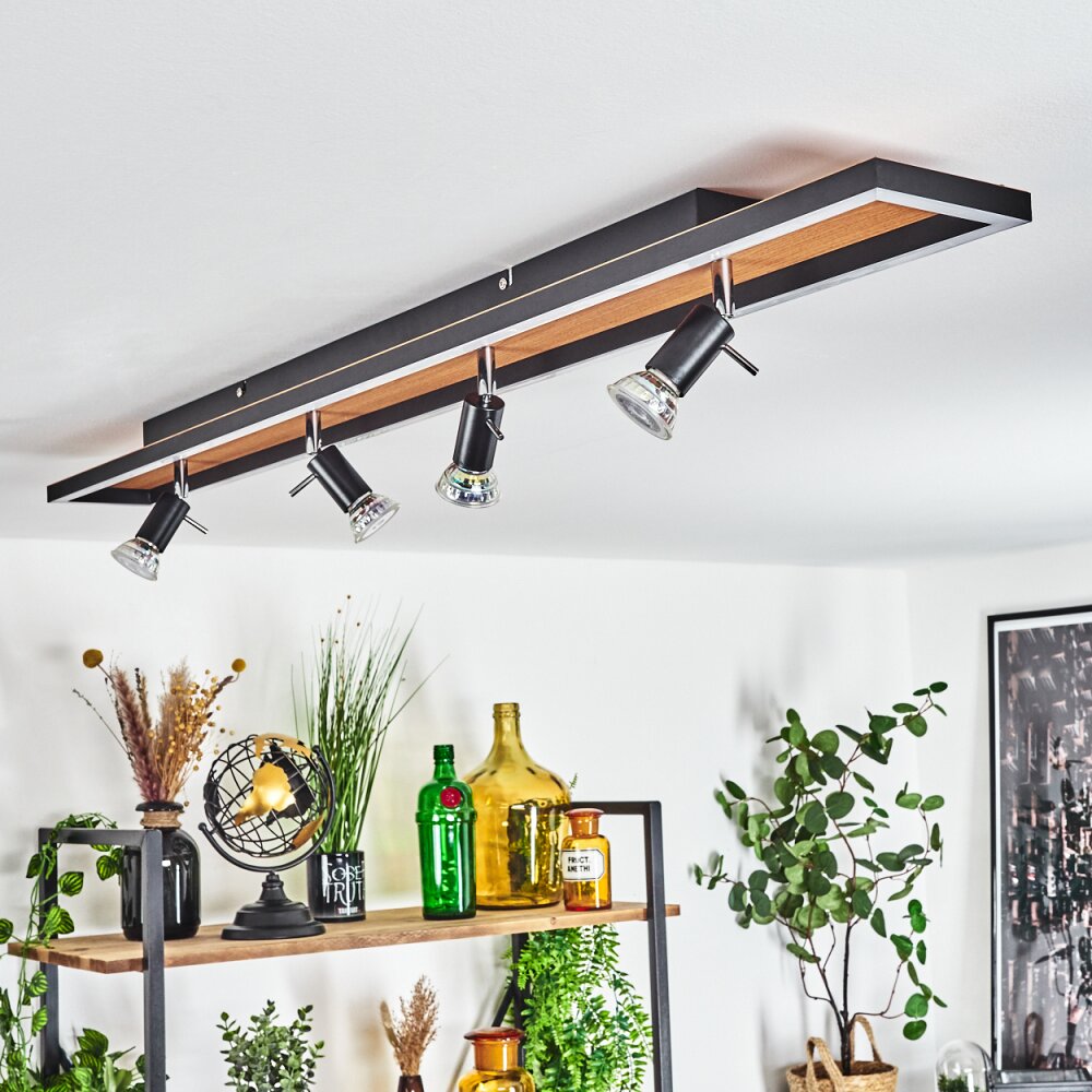 DEADWOOD Ceiling Light LED black, white, 5-light sources