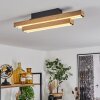 MAUMELA Ceiling Light LED black, 1-light source