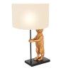 Steinhauer ANIMAUX Table lamp gold, black, 1-light source