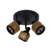 Lucide RAFA Ceiling Light black, 3-light sources