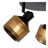 Lucide RAFA Ceiling Light black, 3-light sources