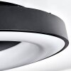 SACHSELN Ceiling Light LED black, 1-light source, Remote control