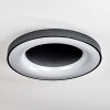 SACHSELN Ceiling Light LED black, 1-light source, Remote control