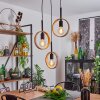 HICKMANN Pendant Light black, 3-light sources